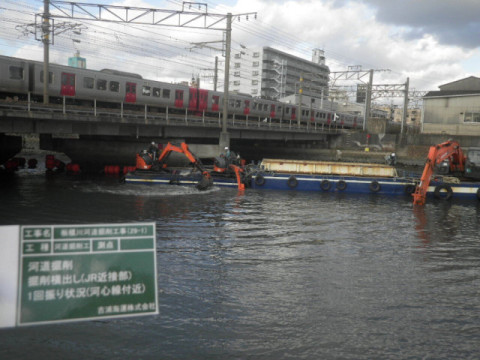 板櫃川河道掘削工事（29-1）